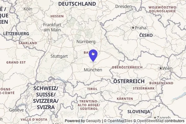 Map: Bavaria: Alps, Castles & Munich Culture (Germany)