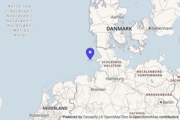 Map: North Sea Coast Travel Guide: Wadden Sea & Island Escapes (Germany)